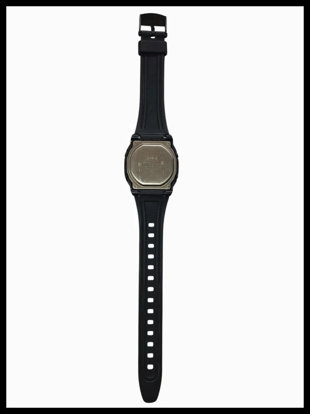 Casio W-201 Black Digital Alarm Chronograph Watch, Working